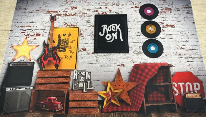 fundo fotográfico rock