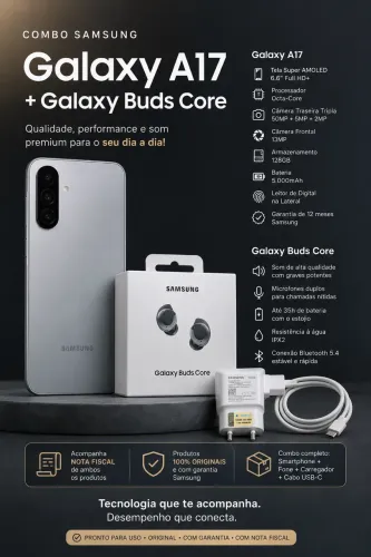 Vende-se celular Samsung A17 128GB
