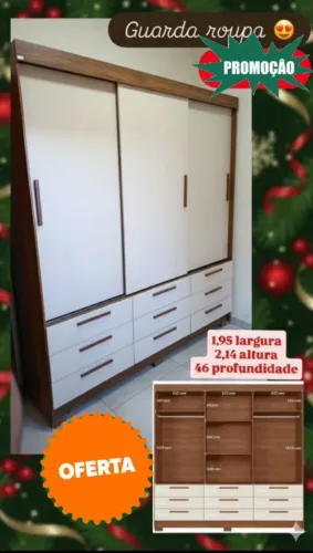 Oferta Especial de Roupeiro de Portar de Correr e 9 gavetas!!