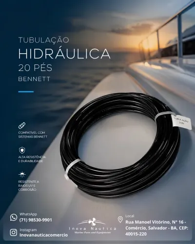 Tubulação Hidráulica 20 Pés Bennett