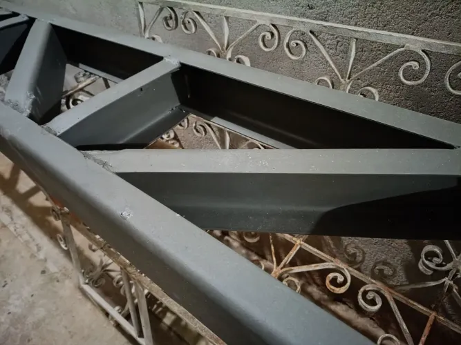 Viga em estrutura metalica