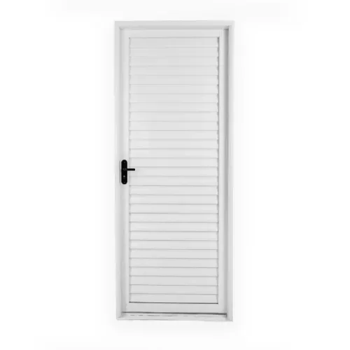Porta De Aço Laminada Direita 215X65Cm Minas Sul Branca Mgm