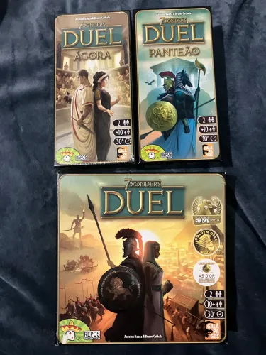 7 Wonders Duel com expansões 