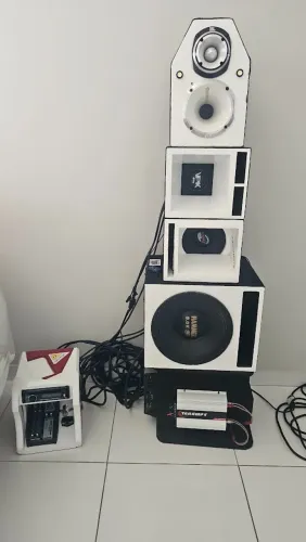 Sistema de Som Automotivo Completo (Torre)