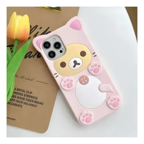 capinha celular A22 4G kawaii rilakuma