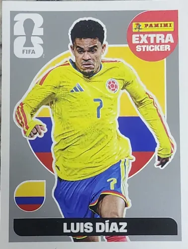 Figura Legend extra ticket PANINI LUIS DÍAZ prata