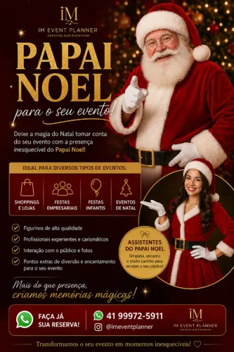 Papai Noel para Eventos