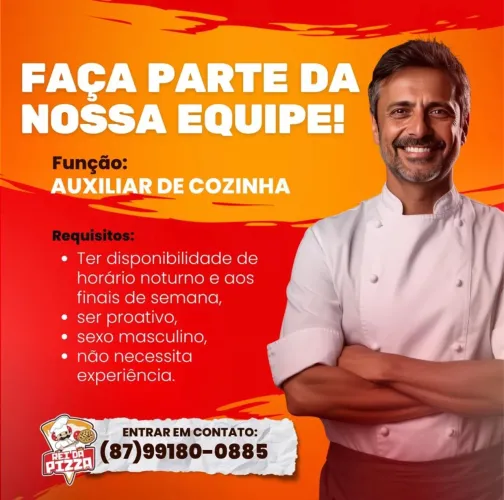 Auxiliar de Cozinha