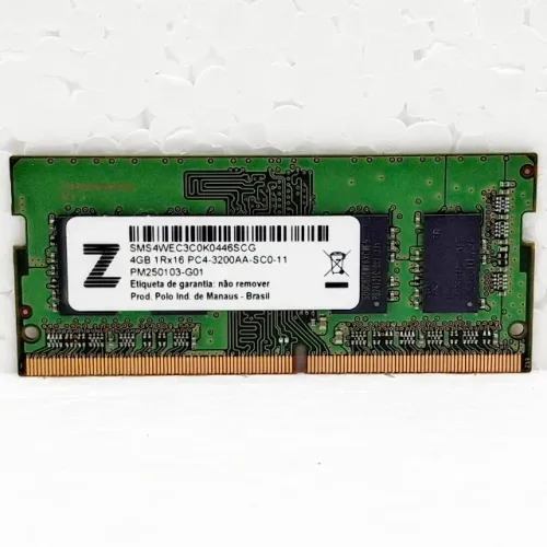 Memória RAM 4GB DDR4 3200 ZILIA Para Notebook