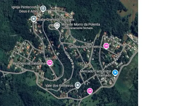 Terreno em Gramado 800m², loteamento Vale dos Pinheiros, próximo Snowland