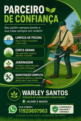 Jardineiro serviços gerais 
