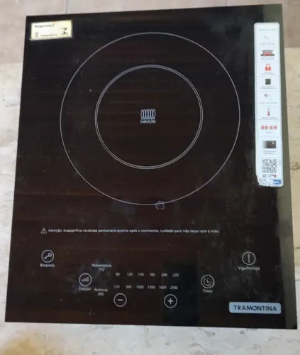 Cooktop portátil por indução - Tramontina - 1 boca