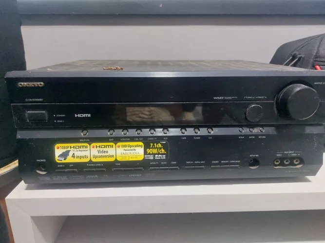 Receiver onkyo com subwoofer
