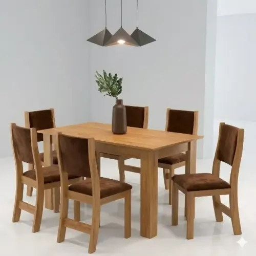 Mesa de Jantar 6 cadeiras produto novo no estoque 