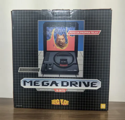Mega Drive 2017 Na Caixa Cartão Sd Com Toda Biblioteca. 