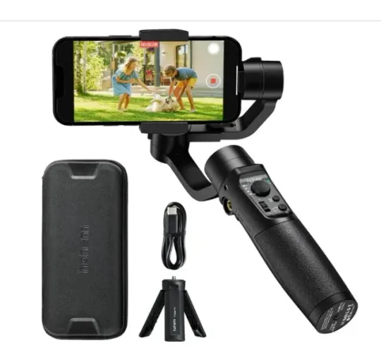 ESTABILIZADOR GIMBAL HOHEM _ GIMBAL 3 EIXOS - SMARTPHONES, ANDROID / IPHONE.