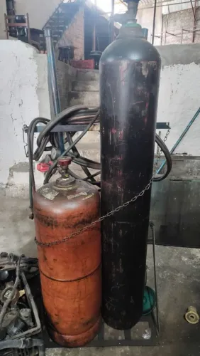 Tubo de oxigênio de solda
