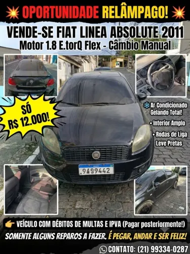 Fiat Linea LX 1.9/ 1.8 Flex 16V 4P 2011