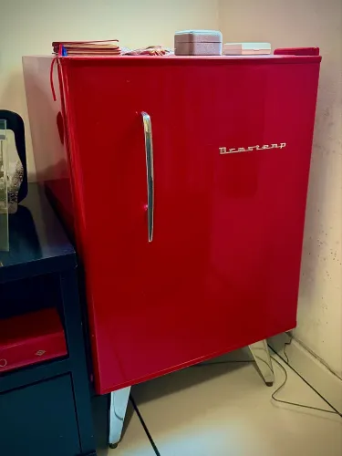 FRIGOBAR BRASTEMP RETRÔ VERMELHO 76L 110V