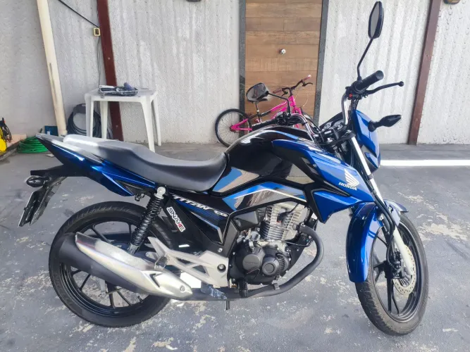 Titan 160 24/24 15 mil kms, troco neo biz pop fluo elite fan cartão 12x com juros