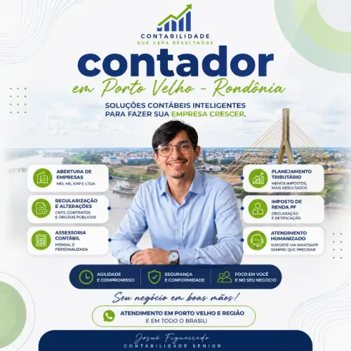 Contador em Porto Velho | Abertura de Empresa, Mei, Imposto de Renda e Assessoria