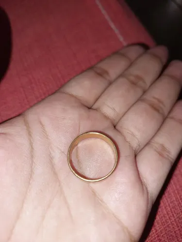 Aliança de Ouro Folheada