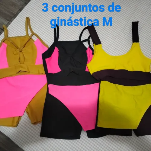 Lote de roupas de ginástica