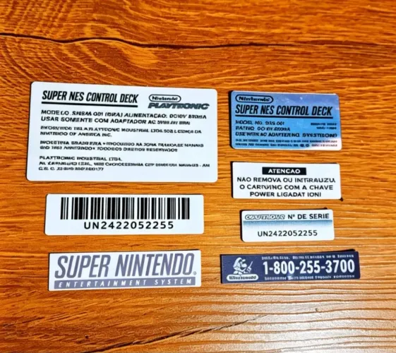 Kit Etiquetas para Reposição Super Nintendo