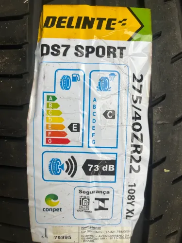 4 Pneus Novos Delinte DS7 SPORT 108Y XL 275/40R22