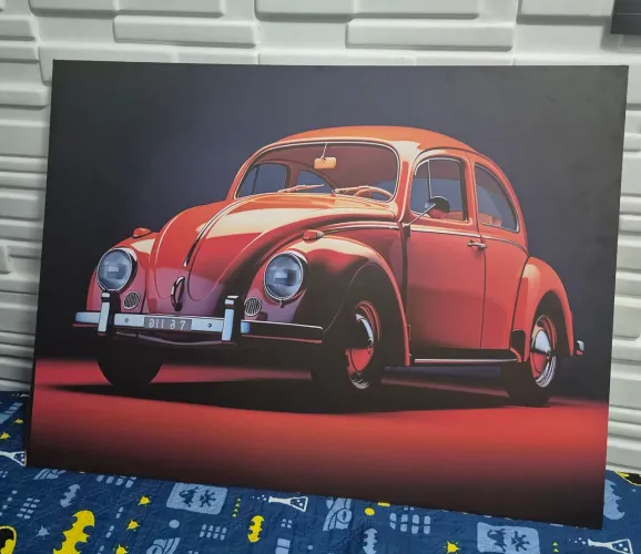 Quadro Fusca Vintage 