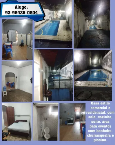 Casa com piscina no centro de Manaus