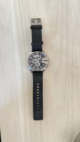 Relógio Diesel Azul Pulseira de Couro
