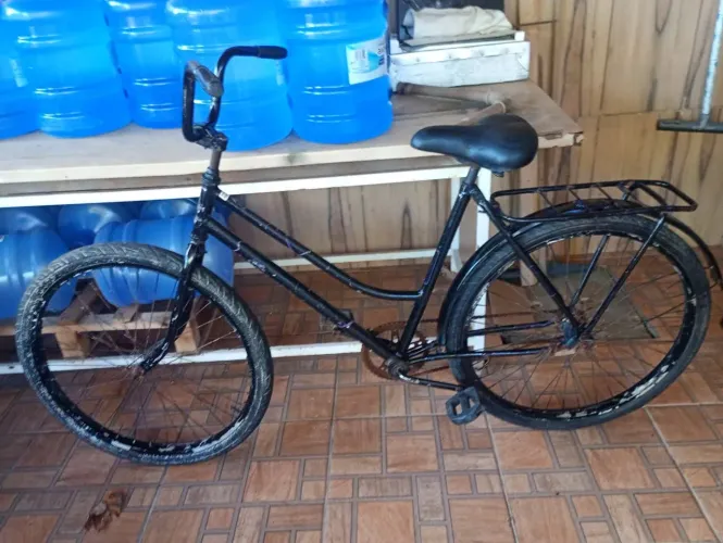 Bike Aro 26 com bagageiro 