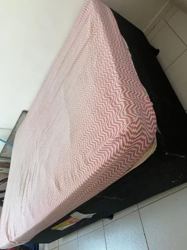 Cama box casal com colchão