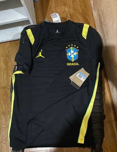 Camisa Brasil Jordan Nike 2026 Preta Original (M)