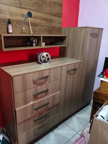 Vendo cômoda com sapateira usada em ótimo estado