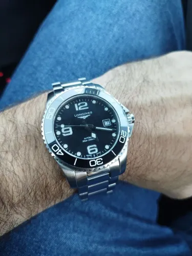 Relógio Longiness Automático pulseira em aço 