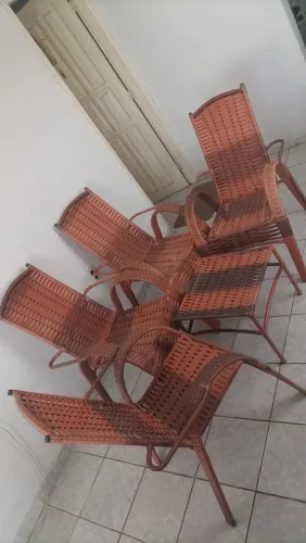Jogo de cadeiras para varandas