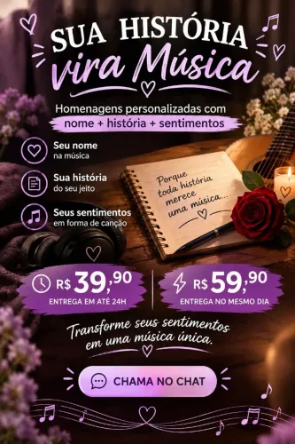 Música personalizada para homenagens