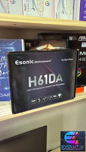 Placa mãe Intel H61 LGA 1155 nova, lacrada, com garantia!