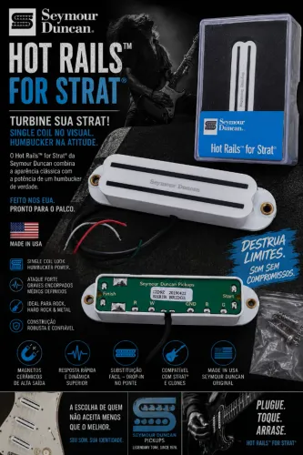 Captador seymour duncan Hotrails Ponte