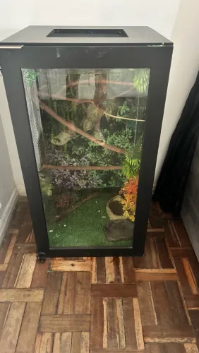 Terrário em perfeito estado completo
