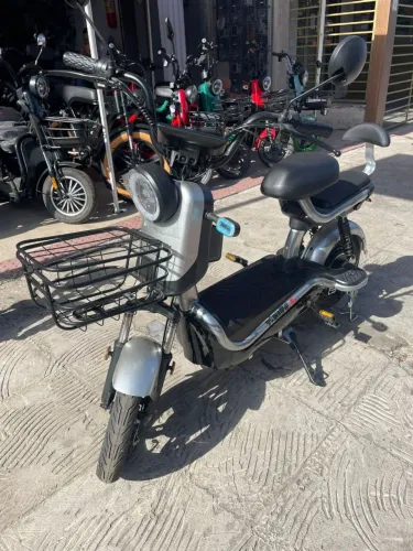 Bicicleta Elétrica 1000w bateria removivel cinza