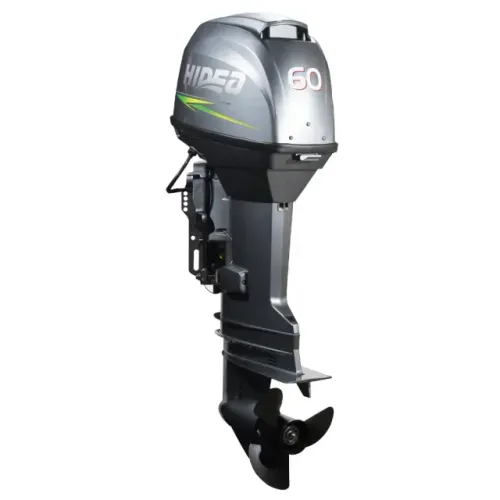 Motor Hidea 60HP Elétrico Comando Remoto Rabeta 20" e Power Trim - Motor de Popa Novo