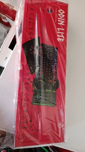 Kit gamer teclado mouse fone e mouse pad