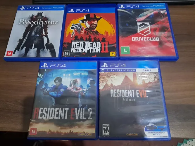 Lote jogos ps4