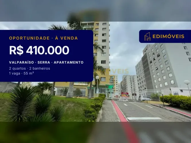 Valparaíso: Apartamento 2 quartos com suíte, conforto e praticidade para você