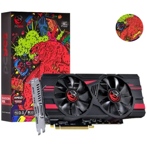 Placa de Vídeo RX 580 2048SP 8GB GDDR5 - Excelente Custo-Benefício