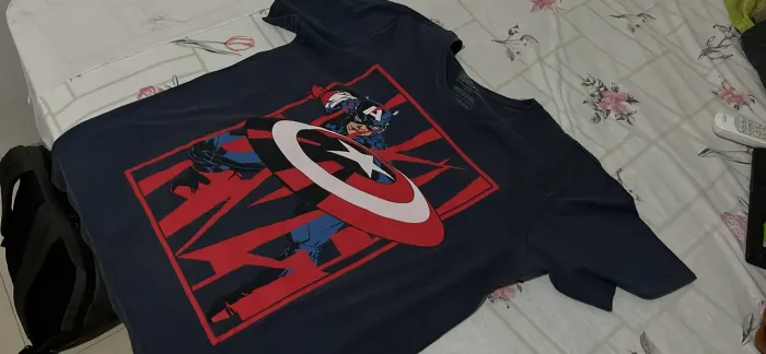 Camiseta Marvel Capitão América Produto Oficial