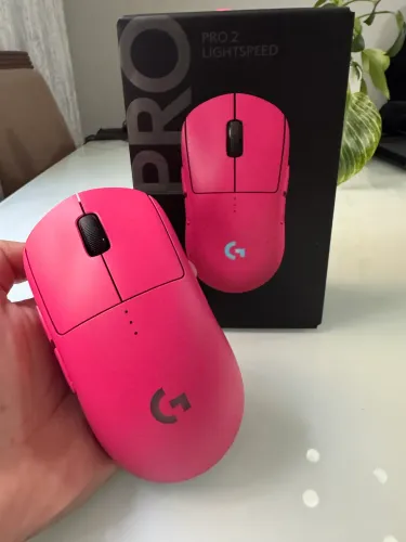 Mouse sem fio Logitech G PRO 2, 32000DPI Magenta RGB